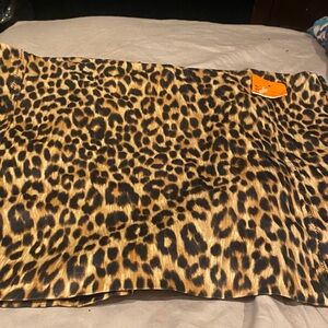 Mango Animal Print Pencil Skirt